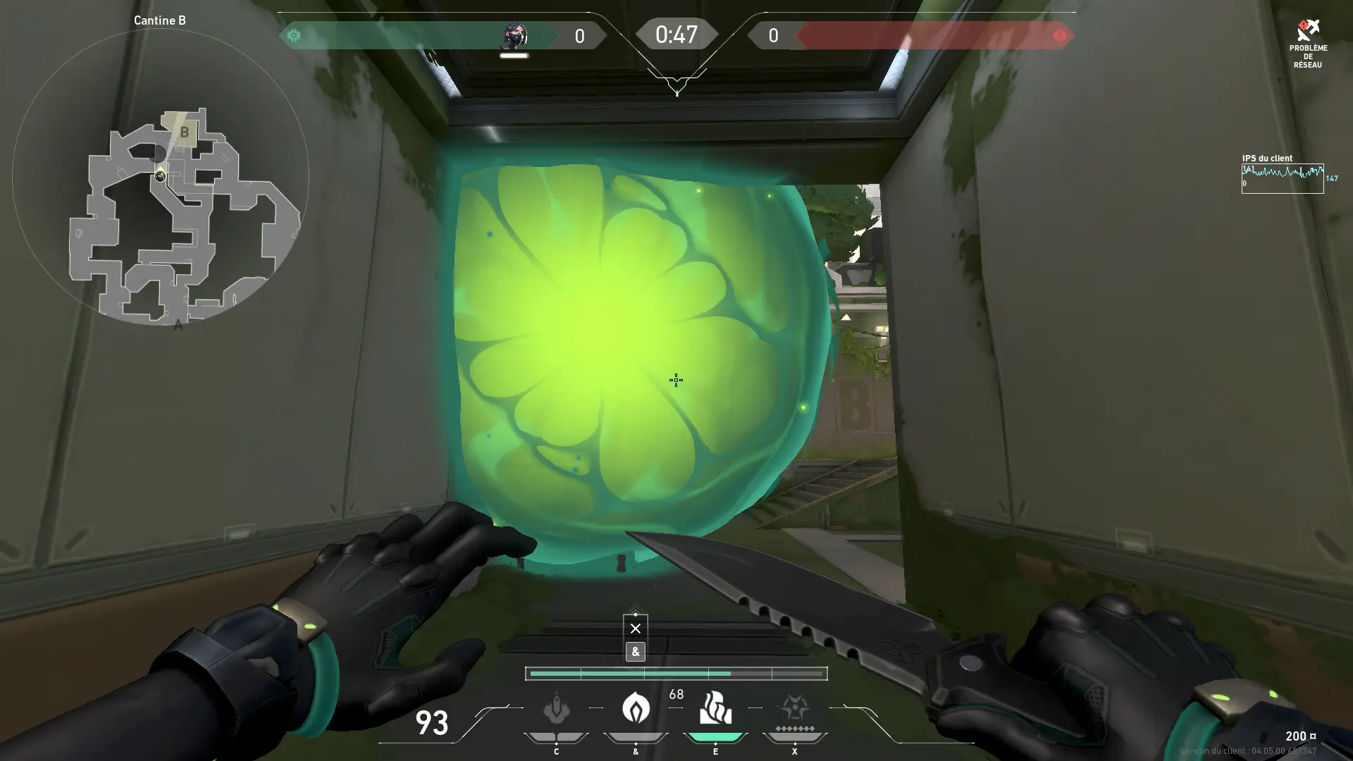 Smoke ability of Viper from Valorant
